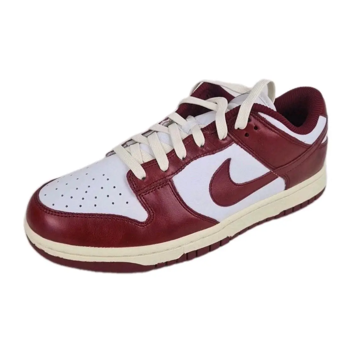Dunk Low Retro Premium FJ4555 100 White Red Women Shoes Sneakers Size 11 by Nike