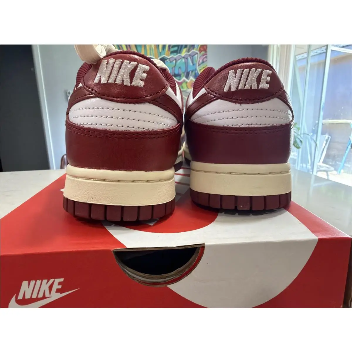 Nike shoes - Nike Dunk Low PRM - Dunk Low PRM - FJ4555-100 - White / Team Red-Coconut Milk (UPC: 196606099101) 6