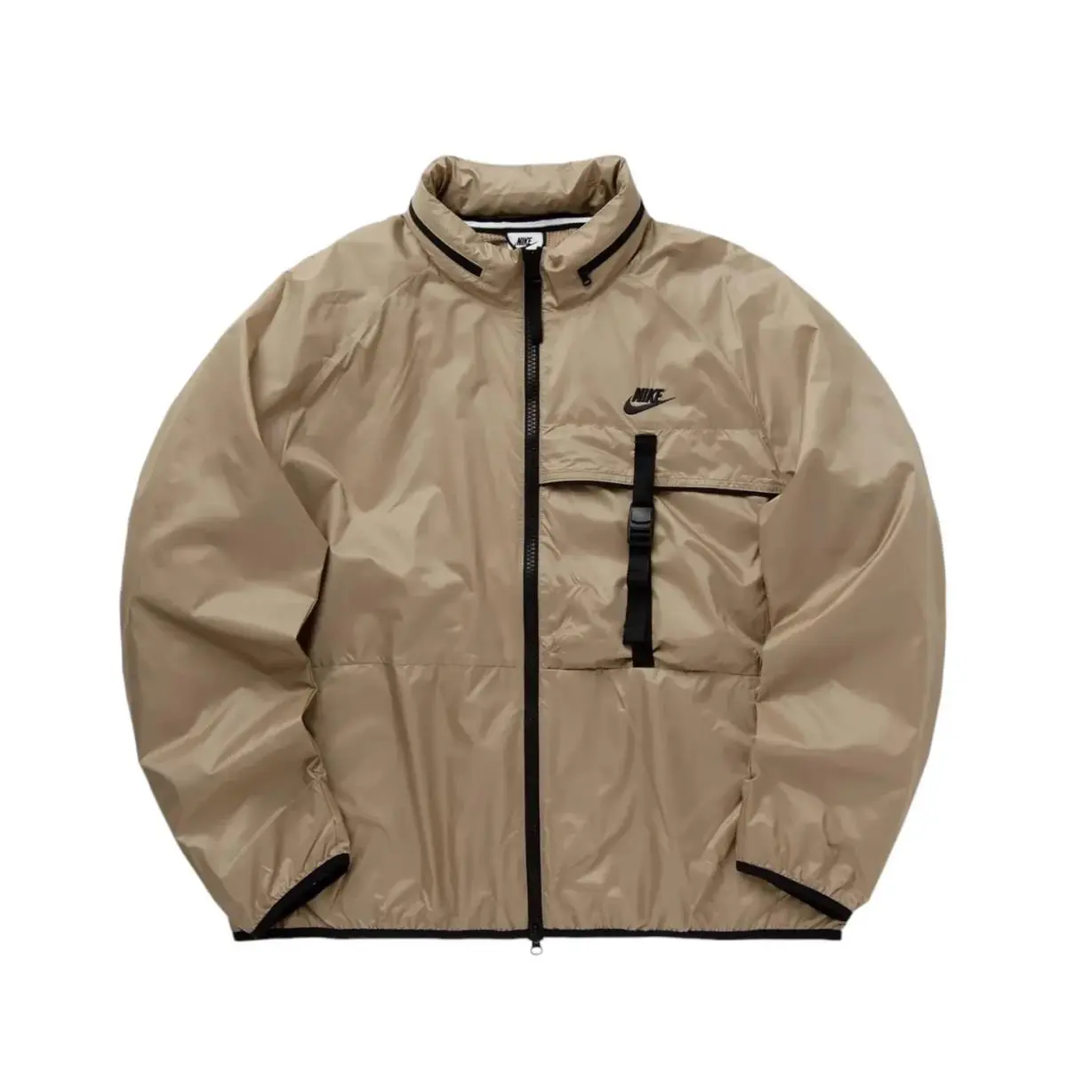 Sportswear Tech Men Size XL Woven Loose Fit Packable Jacket Tan FB7903-247 by Nike