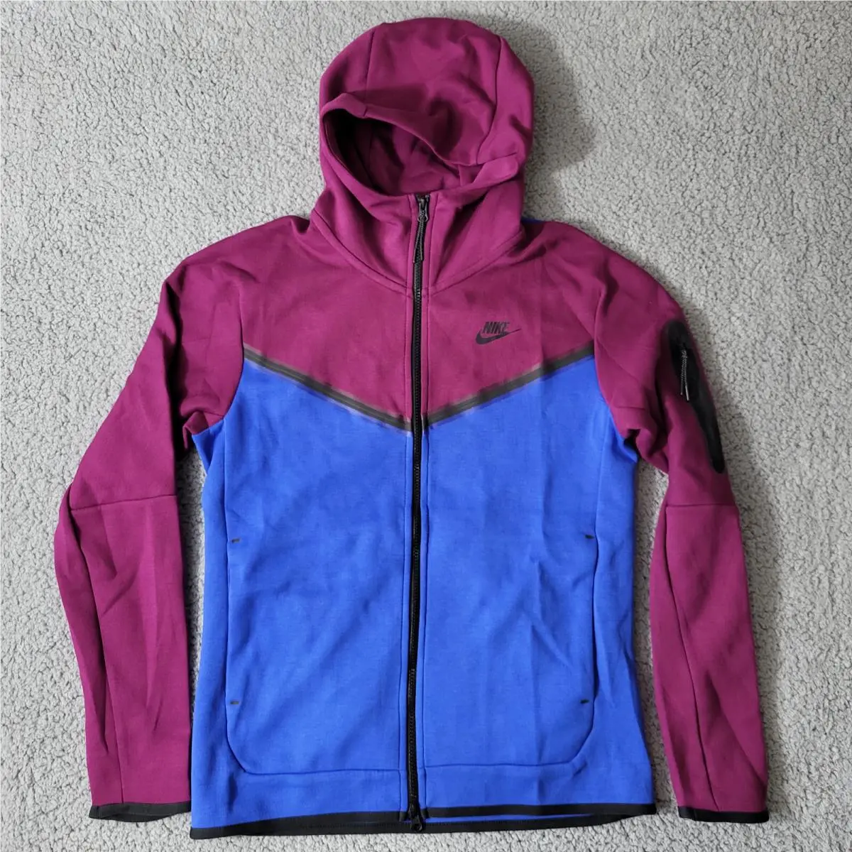 Nike Sportswear Tech Fleece Full Zip Hoodie Men`s Sz Small Sweatshirt CU4489-610