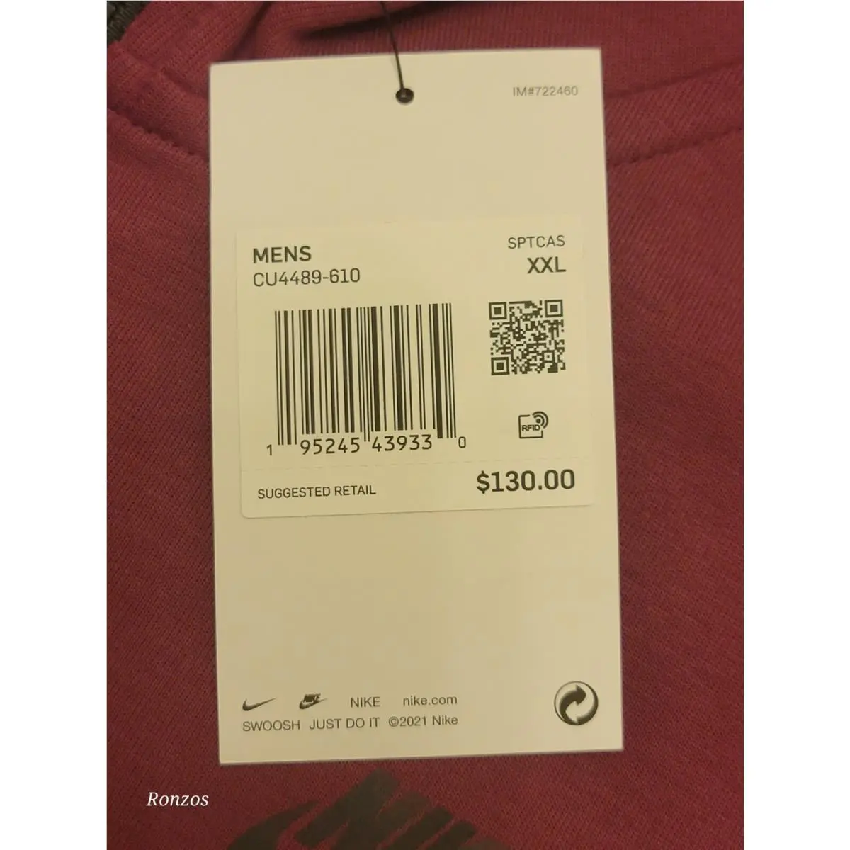 Nike clothing - CU4489 610 - CU4489 610 - Multicolor 6