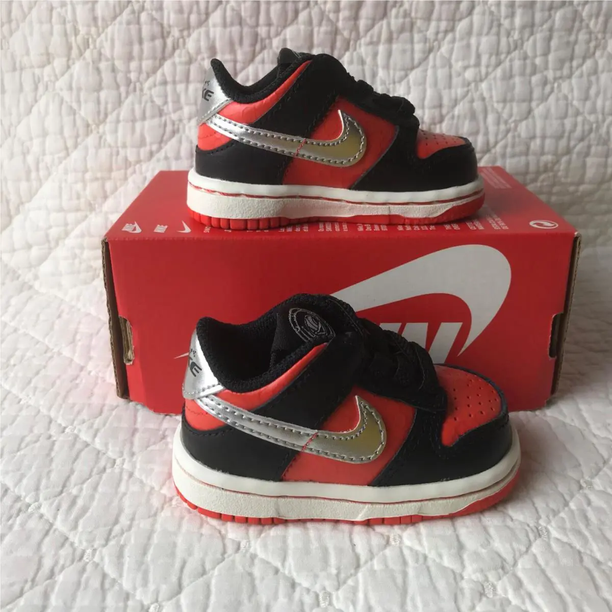 Nike shoes - Nike Dunk - Dunk - DV1987-001 - Black/Metallic Silver/Orange 0
