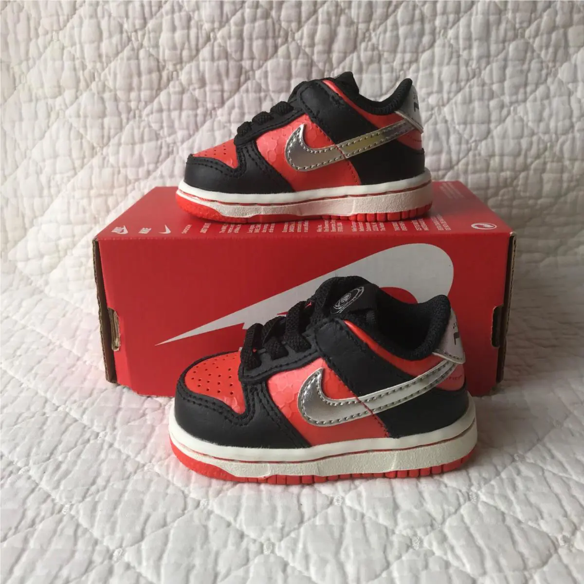 Nike shoes - Nike Dunk - Dunk - DV1987-001 - Black/Metallic Silver/Orange 1