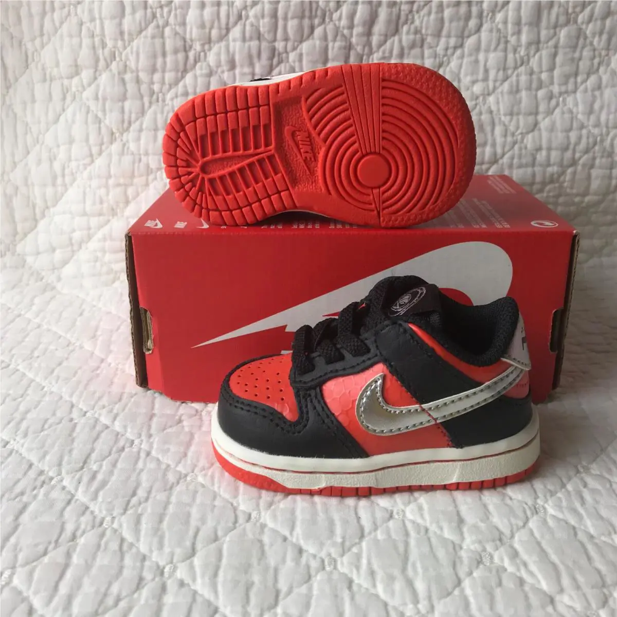 Nike shoes - Nike Dunk - Dunk - DV1987-001 - Black/Metallic Silver/Orange 2