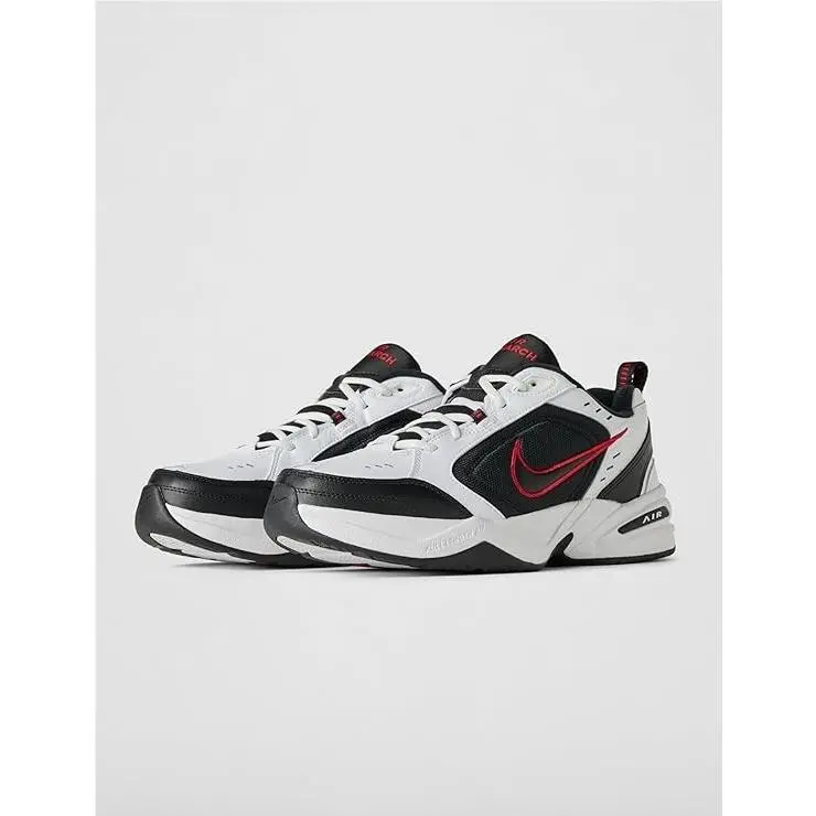 Nike Men`s Air Monarch IV Training/workout Shoes White/black 10.5