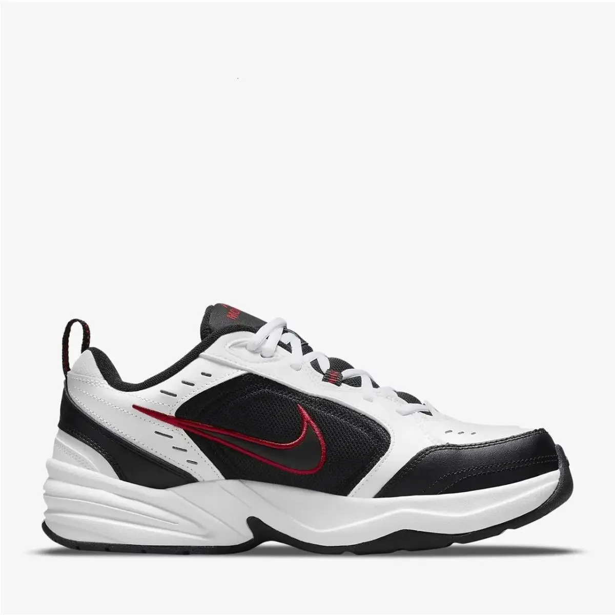 Air Monarch IV 4 Men`s Size 9 4E Wide Black Red White Shoes 416355-101 by Nike
