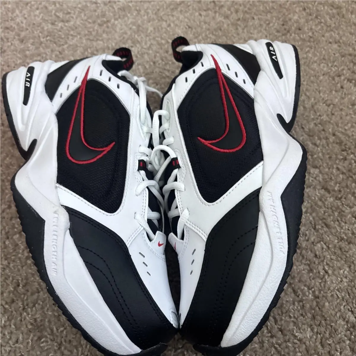 Nike shoes - Nike Air Monarch - Air Monarch - 416355-101 - Red 3