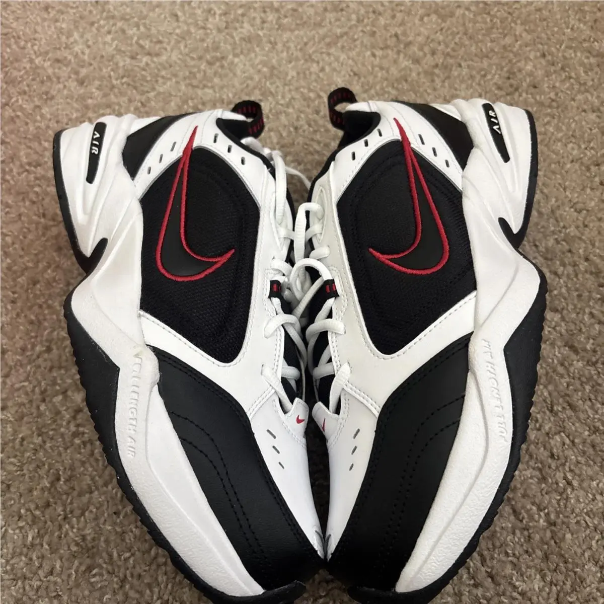 Nike shoes - Nike Air Monarch - Air Monarch - 416355-101 - Red 4