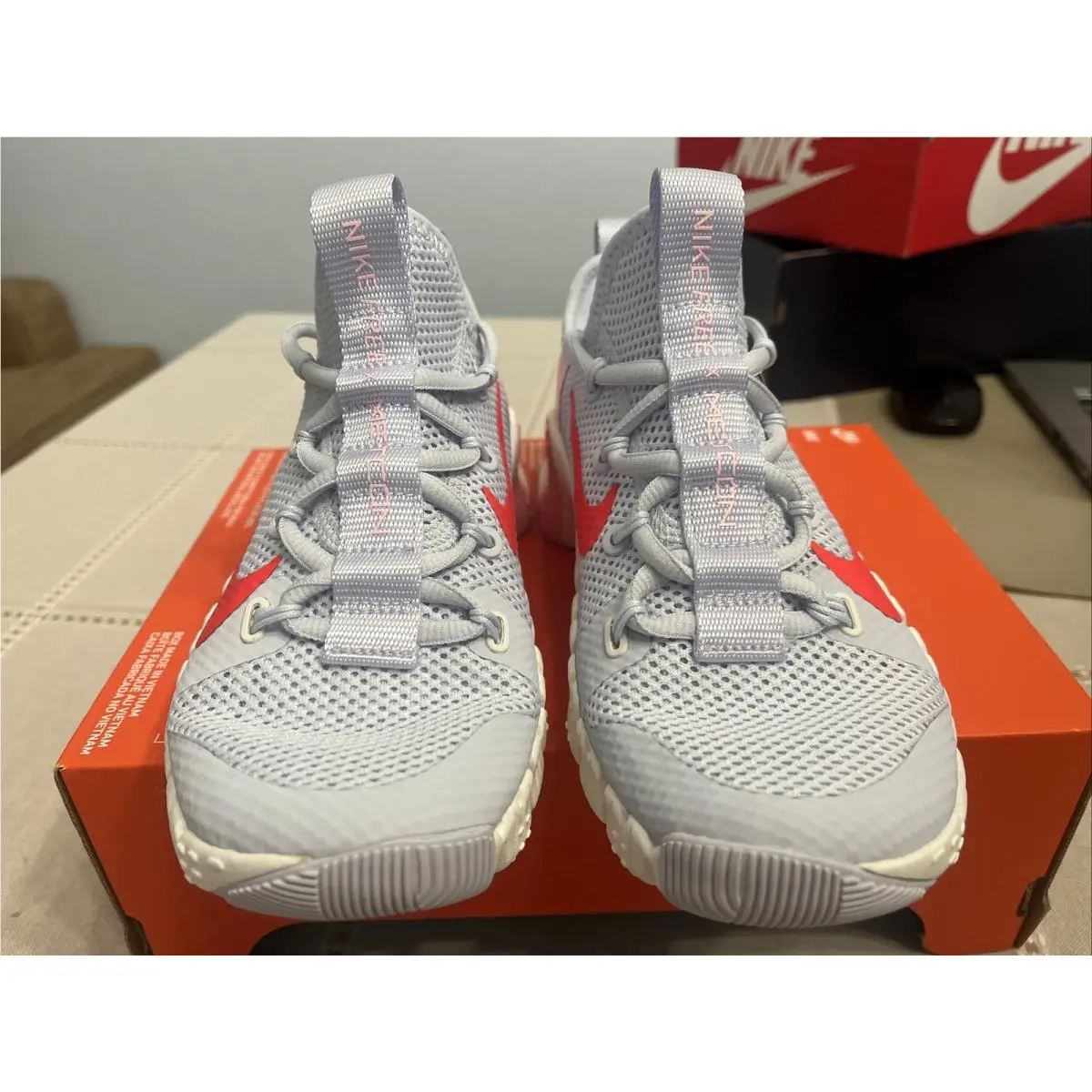 Nike shoes - Nike Free Metcon 3 - Free Metcon - CJ6314 006 - Bright Crimson, Manufacturer: football grey bright crimson 3