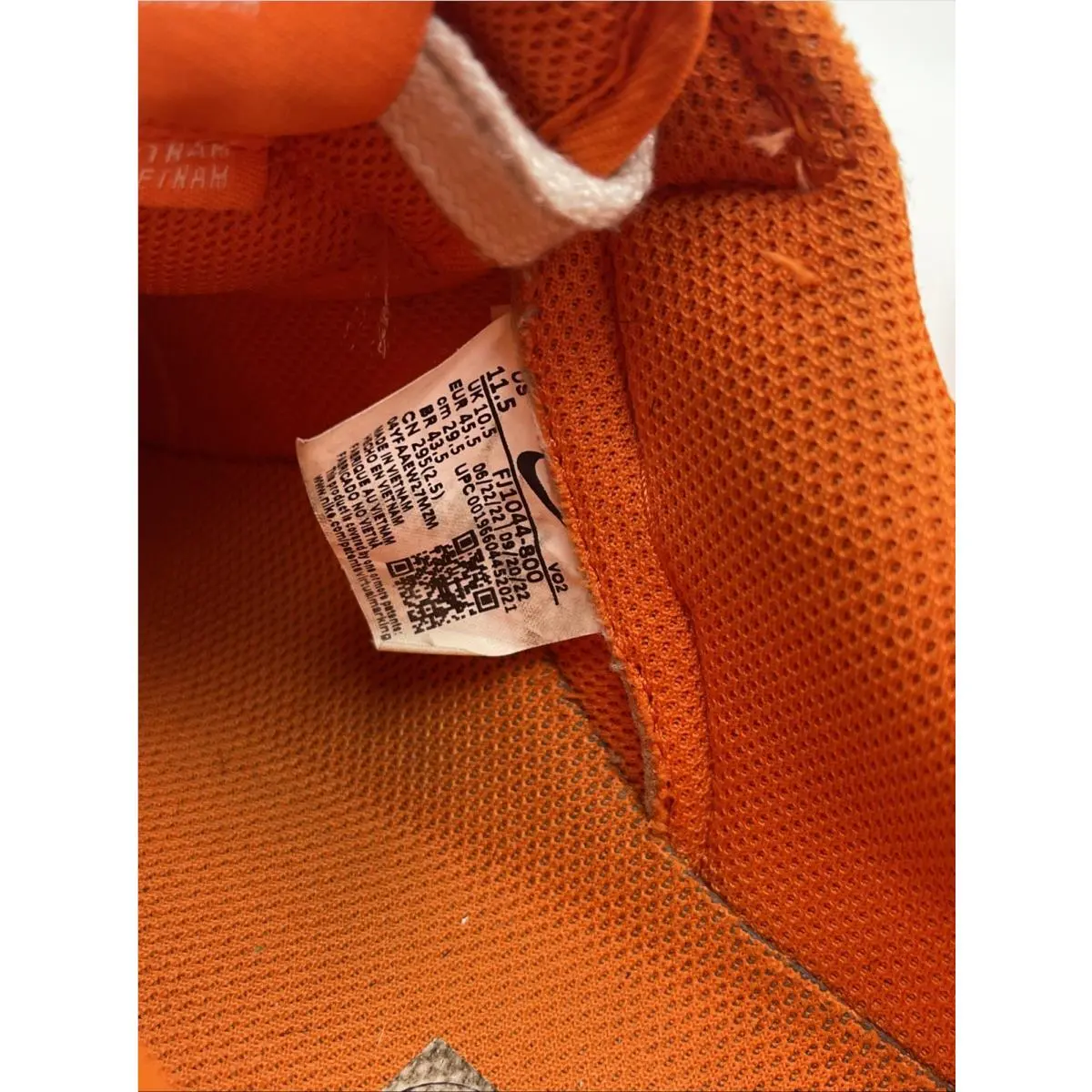 Nike shoes - Nike Air Force 1 - Air Force - FJ1044-800 - Orange 13
