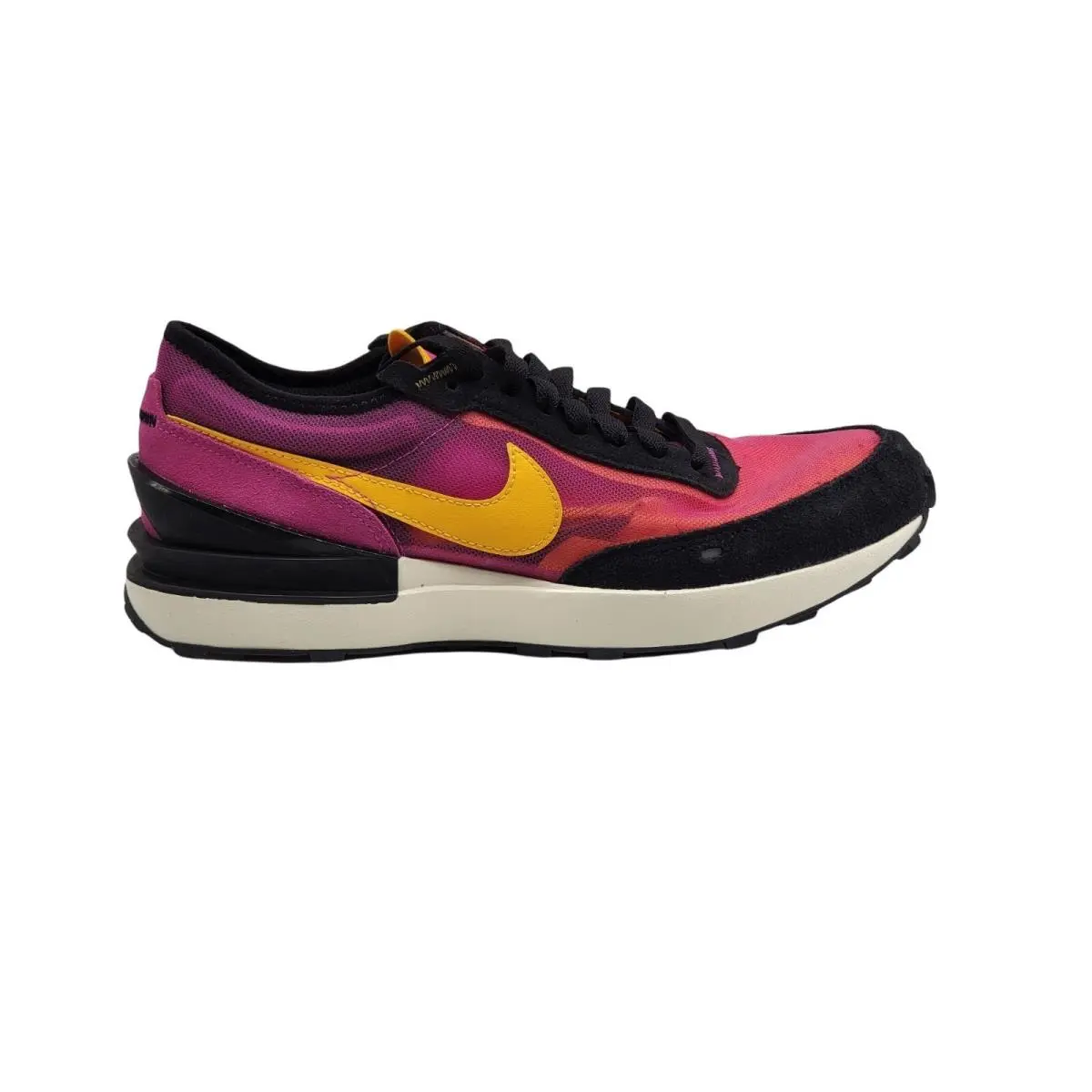 Nike Waffle One GS Active Fuchsia University Gold Kids Shoes DC0481 600 Size 7Y
