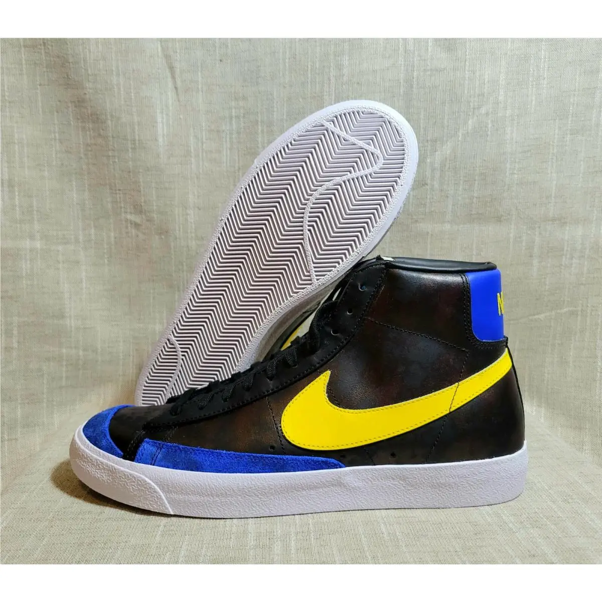 Nike shoes - Nike Blazer 77 - Blazer - DC1414 001 - Black,Yellow,Blue 1