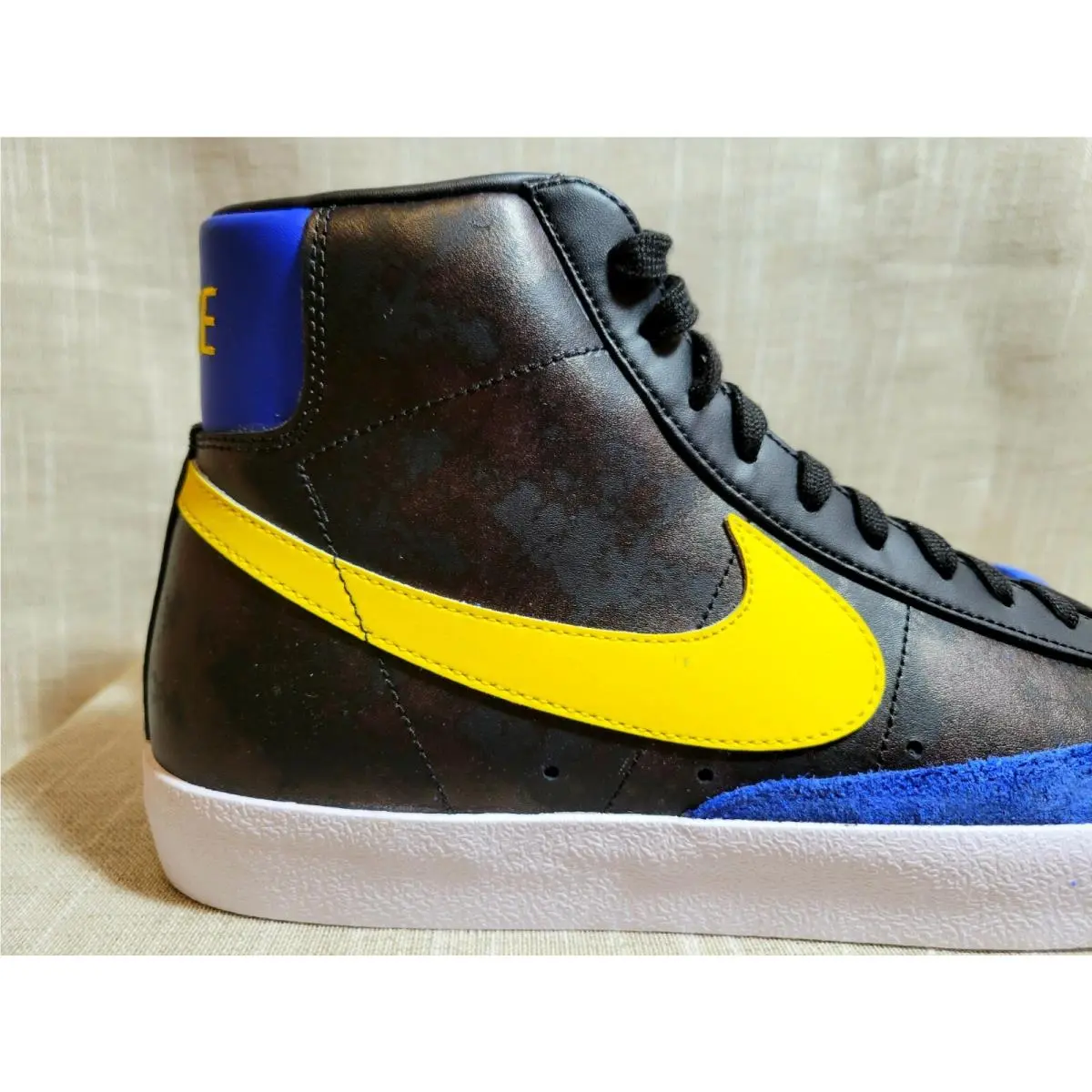 Nike shoes - Nike Blazer 77 - Blazer - DC1414 001 - Black,Yellow,Blue 2