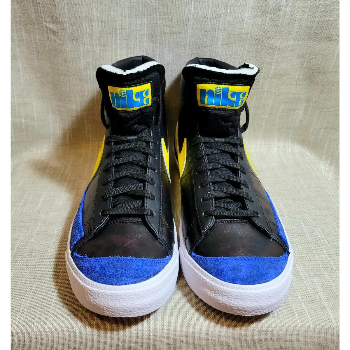 Nike shoes - Nike Blazer 77 - Blazer - DC1414 001 - Black,Yellow,Blue 3