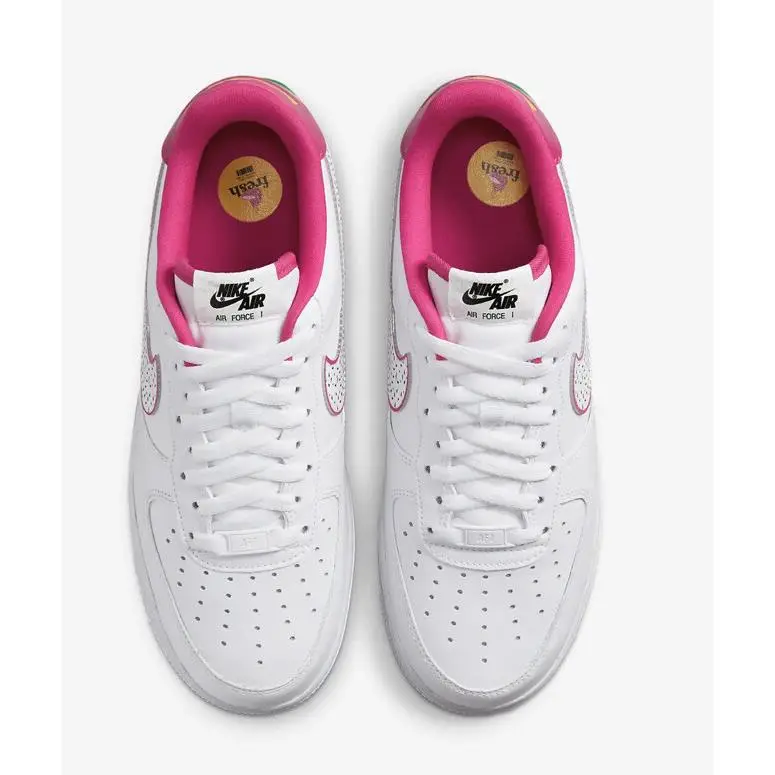 Nike shoes - Nike Air Force 1 `07 LX - DV3809-100 - White/White-Pink Prime 1