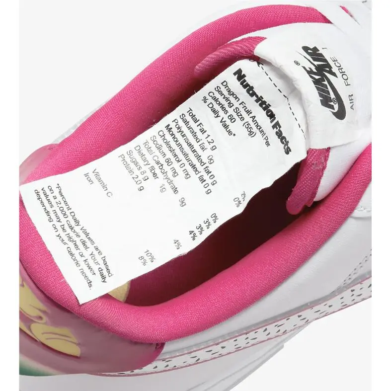Nike shoes - Nike Air Force 1 `07 LX - DV3809-100 - White/White-Pink Prime 6