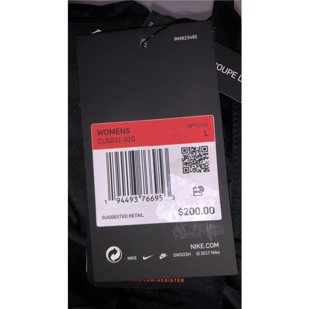 Nike clothing - Nike CU5831-010 - CU5831-010 - Black (UPC: 0194493766953) 9