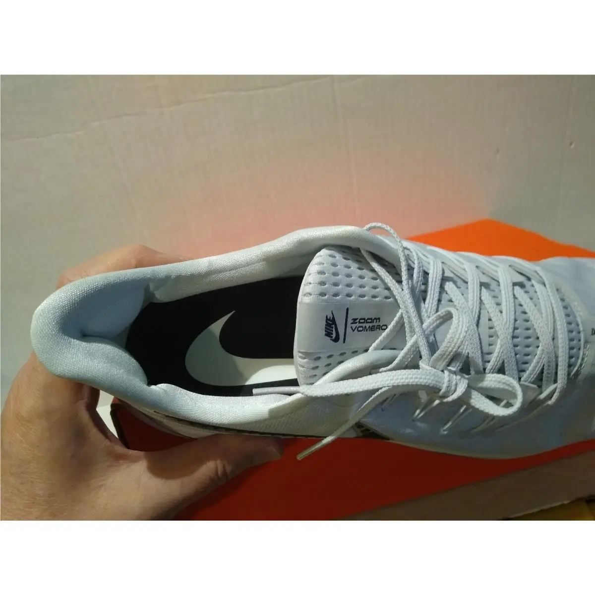 Nike shoes - Nike Air Zoom Vomero - Air Zoom Vomero - CW9020-100 - Silver/White/Navy, Manufacturer: Pure Platinum/College Navy 8