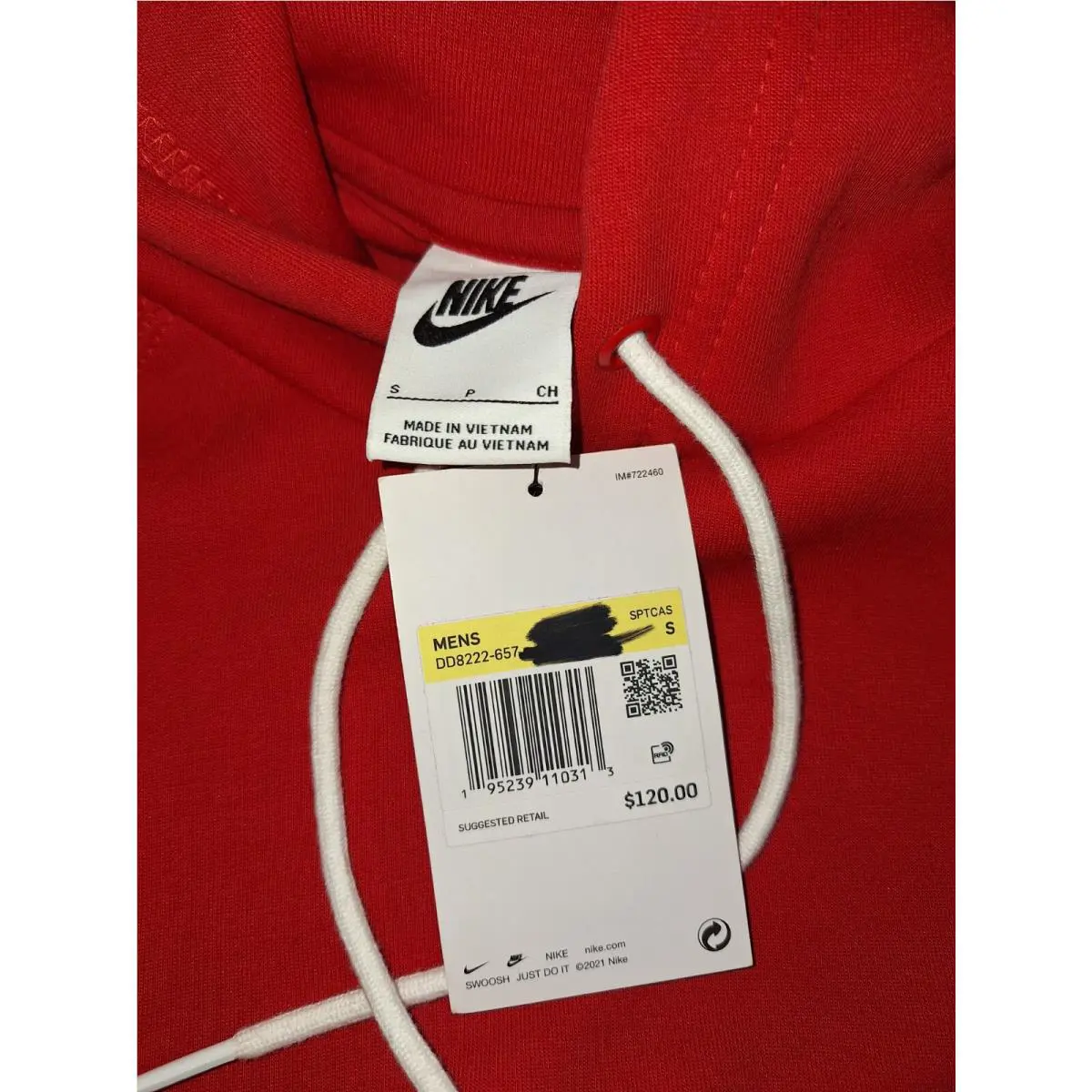 Nike clothing - DD8222-010 - DD8222-010 - Red (UPC: 195239110313) 2