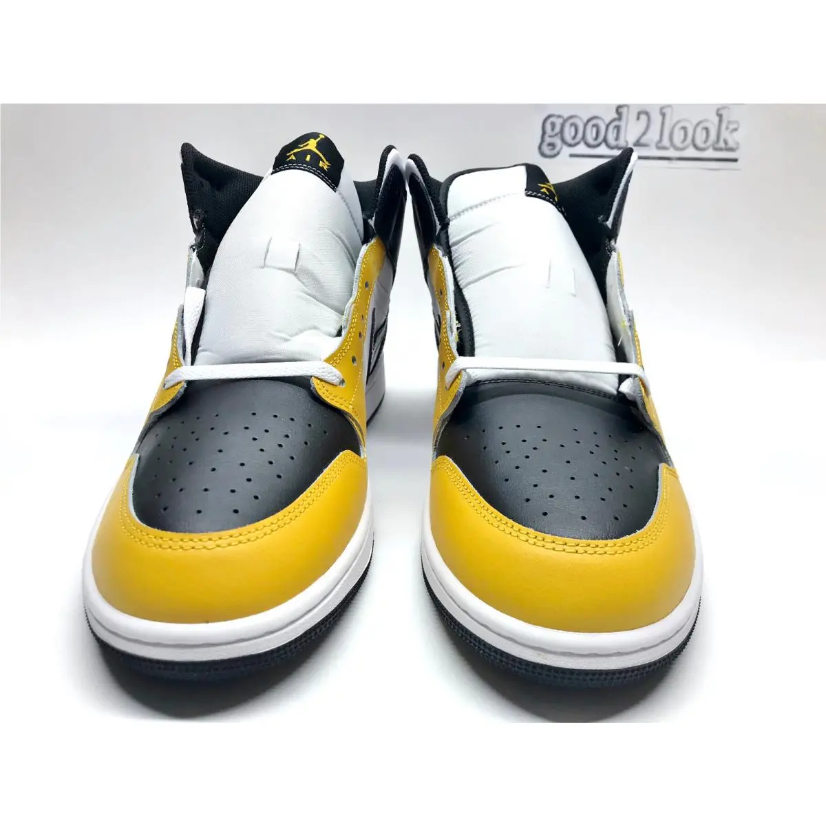 Nike shoes - Air Jordan 1 Mid - Air Mid - DQ8426-701 - Yellow (UPC: 196975685318) 1