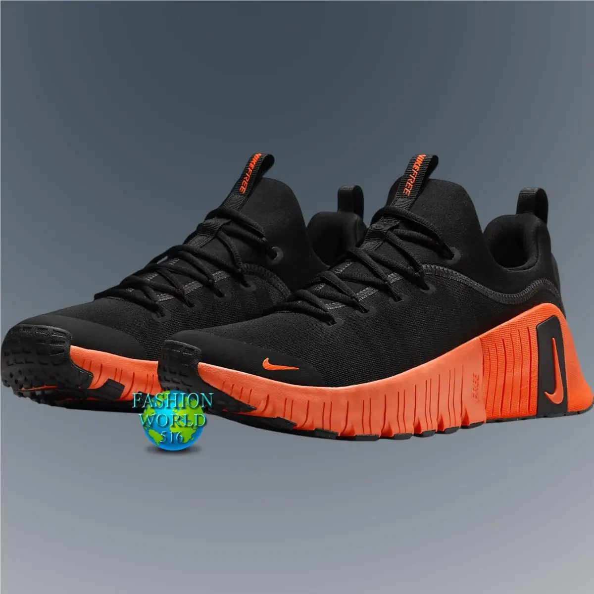 Nike shoes - Nike Free Metcon - Free Metcon - FJ7127-004 - Black/Hyper Orange (UPC: 197860089891) 2