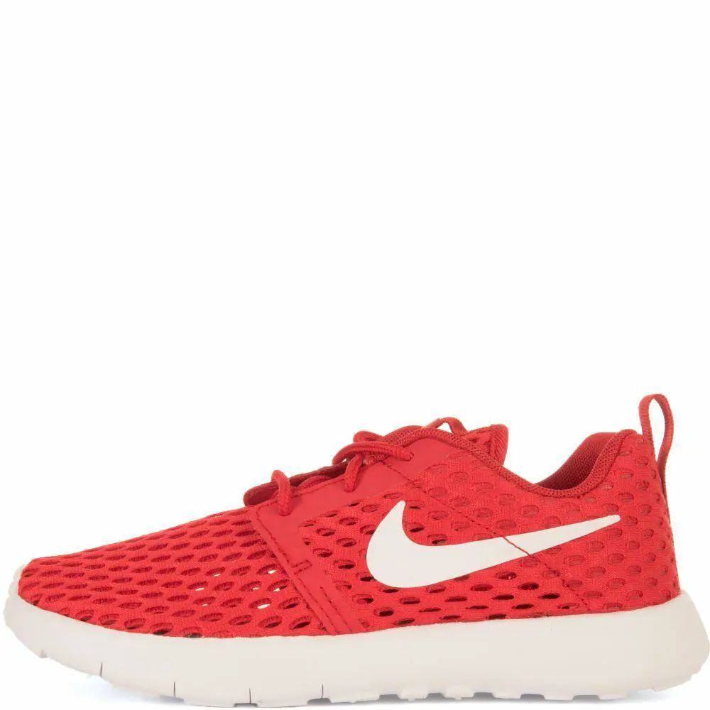 Pre School Size Nike Roshe One Flight Weight Red/white Fashion 819689 601 - University Red/White