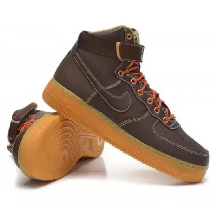 Nike shoes - Nike Air Force 1 High - Brown 3