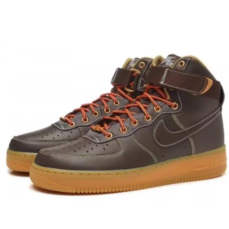 Nike shoes - Nike Air Force 1 High - Brown 4