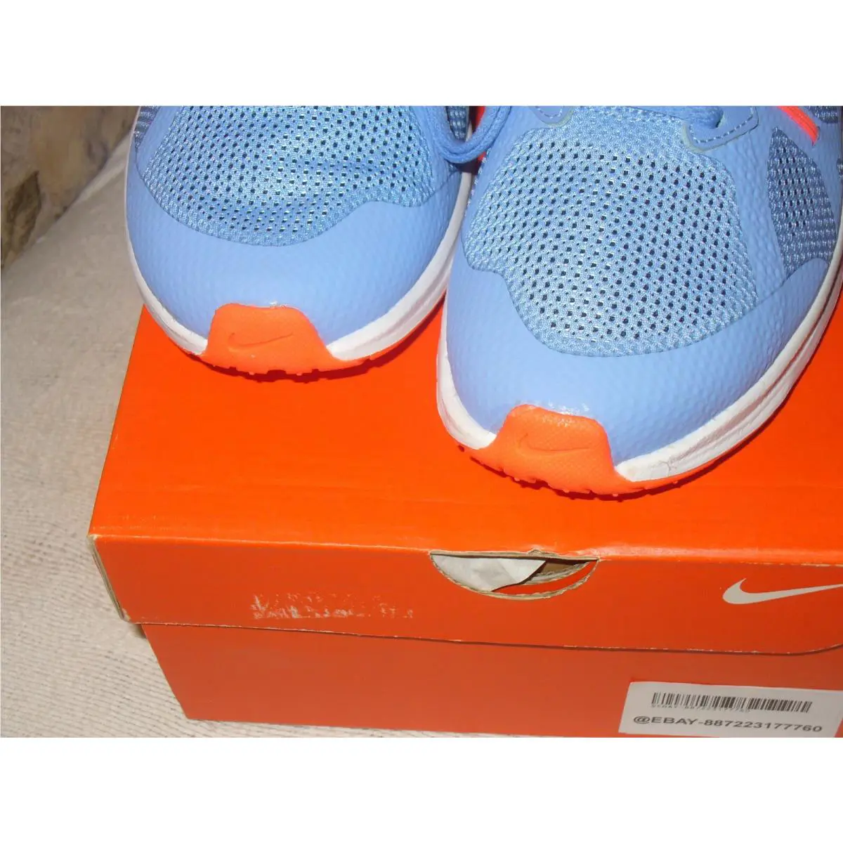 Nike shoes - Blue/Orange 2