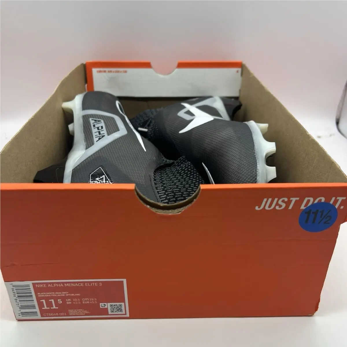 Nike shoes - Nike Alpha Menace Elite 3 - CT6648-100 - Black 0