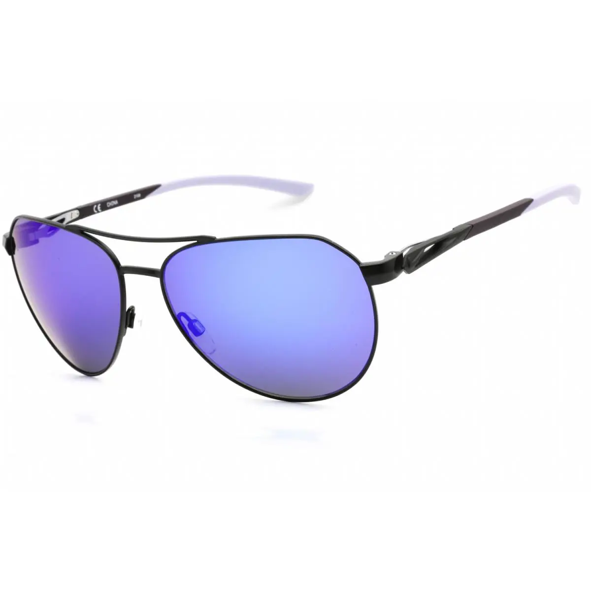 Nike Club Nine DQ0924 012 Sunglasses Black Frame Grey Ultraviolet Lens 60mm - Frame: Black, Lens: Gray