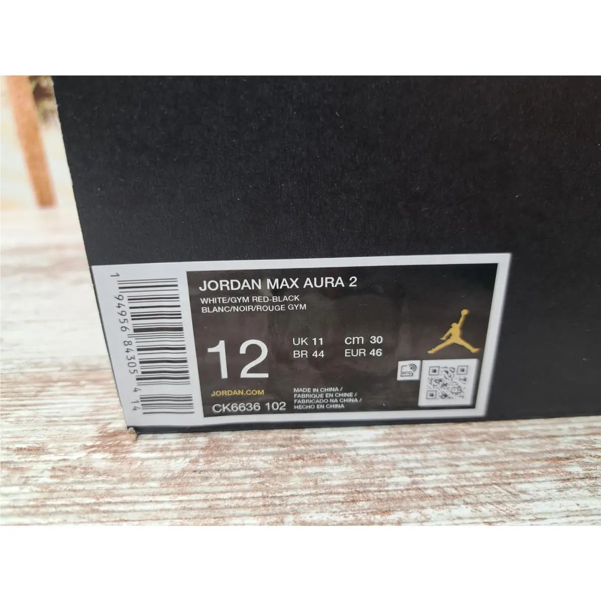 Nike shoes - Jordan Max Aura 2 - Max Aura - CK6636 102 - White 8