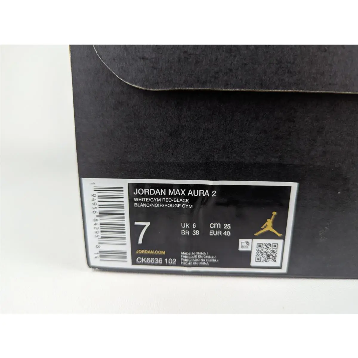 Nike shoes - Jordan Max Aura 2 - Max Aura - CK6636 102 - White 7