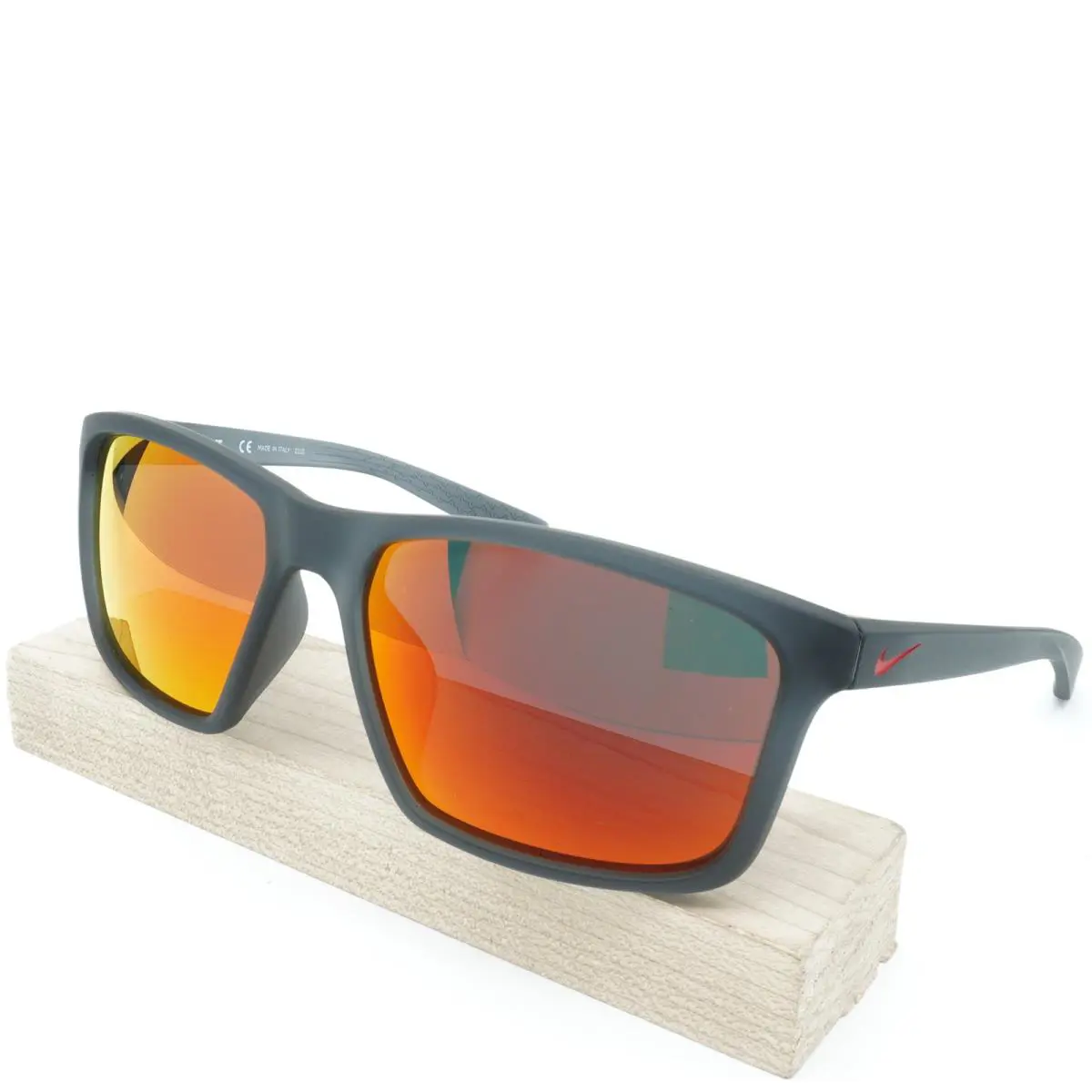 CW4642-021 Mens Nike Valiant Sunglasses - Frame: Dark Grey/ University Red