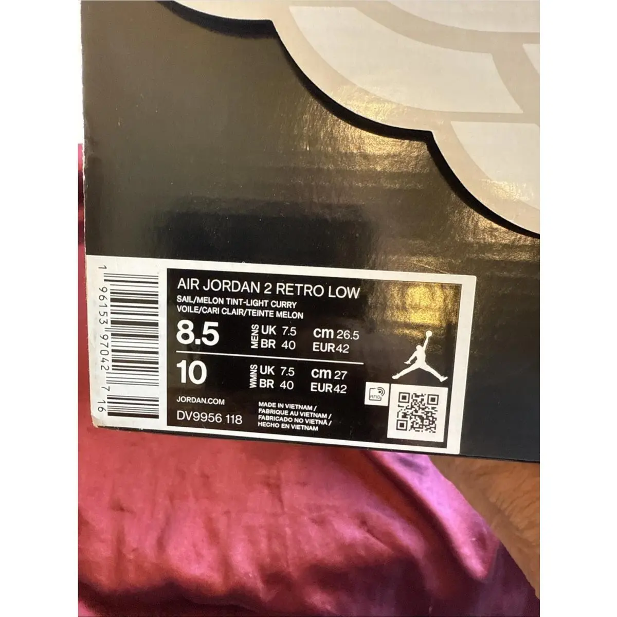 Nike shoes - Air Jordan 2 - Air - DV9956 118 - White (UPC: 196153970441) 9