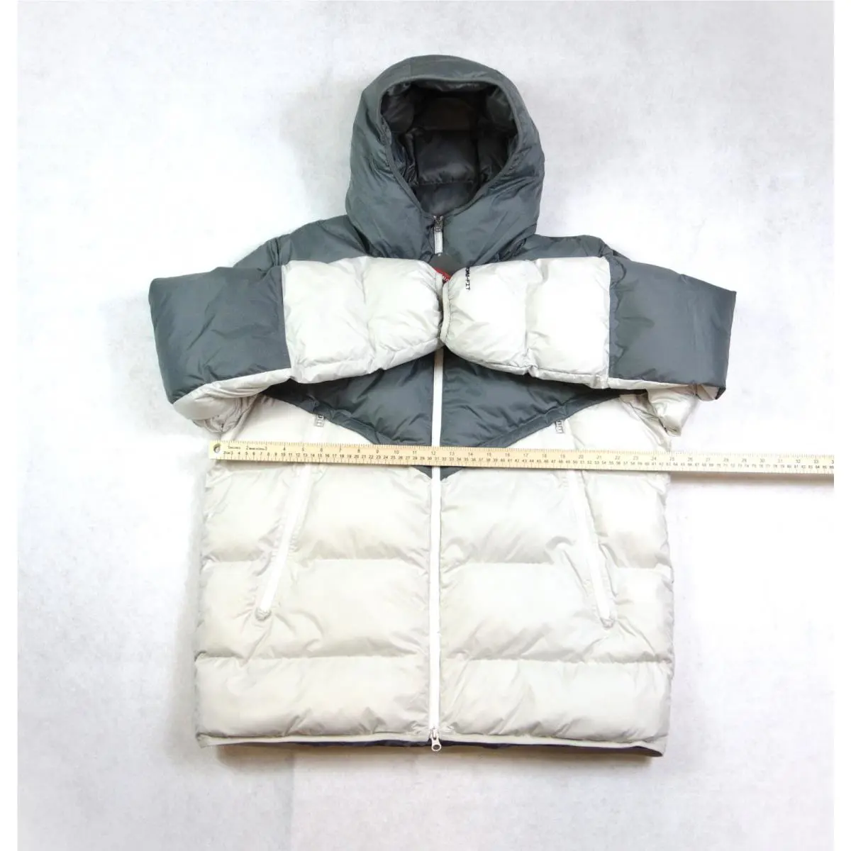Nike clothing - Nike Sportswear Windrunner Storm Fit Primaloft Puffer Jacket - DR9605 084 - Sail & Wolf Grey (UPC: 196147059374) 0