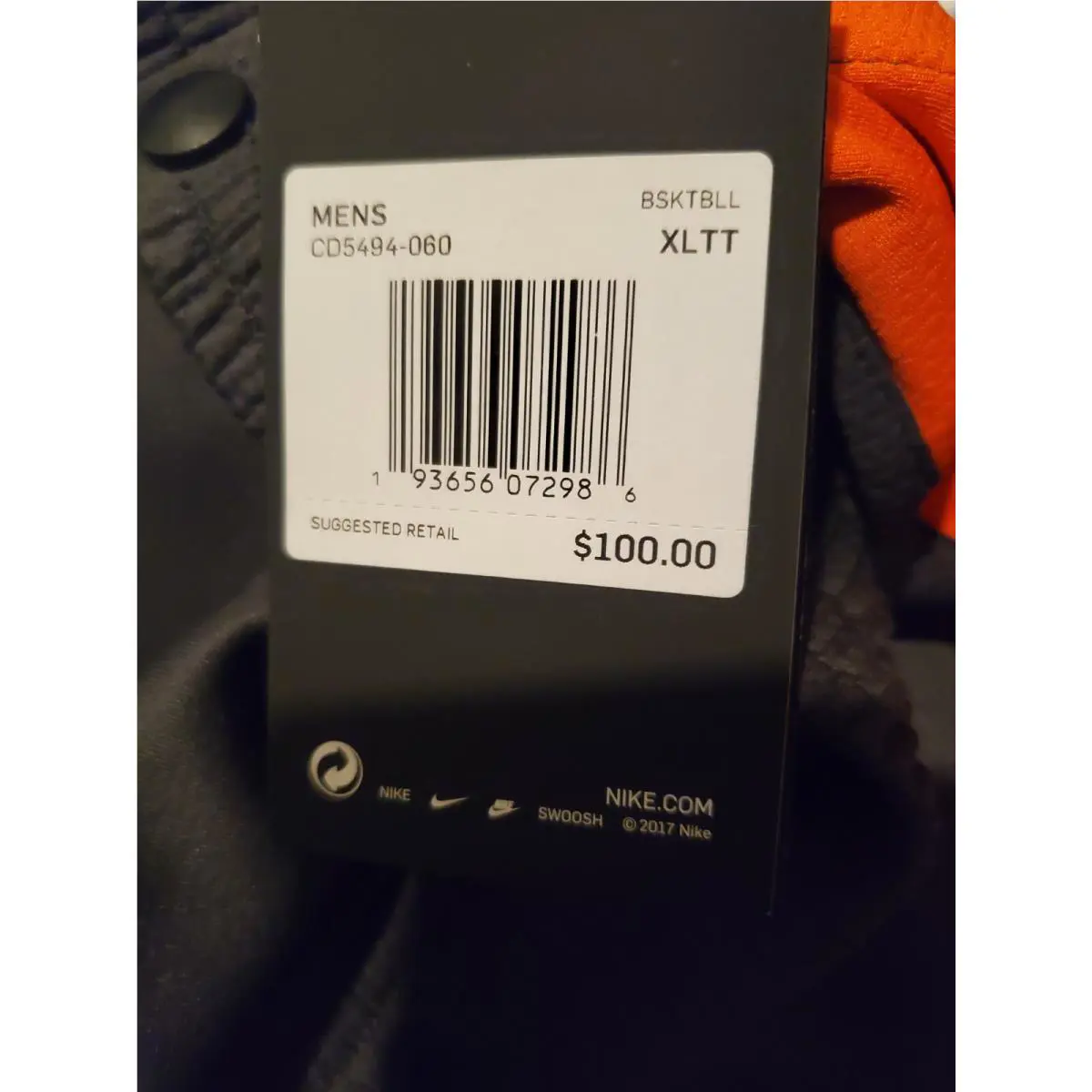 Nike clothing - Gray & Orange 4