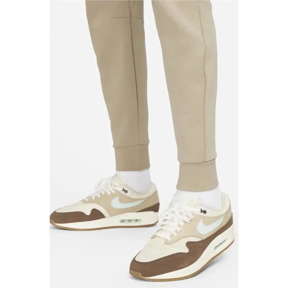 Nike clothing - Nike Tech Fleece Joggers - Tech Fleece Joggers - CU4495247 - Tan (UPC: 196154917667) 2