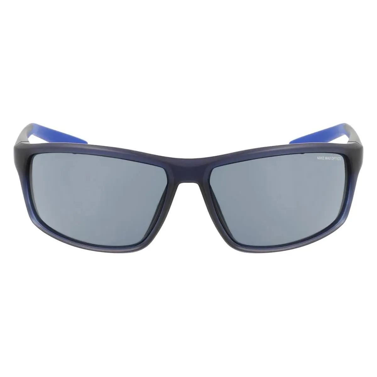 Nike Adrenaline 22 LB DV3753 Sunglasses Male Matte Crystal Obsidian 68mm - Frame: Matte Crystal Obsidian, Lens: Navy