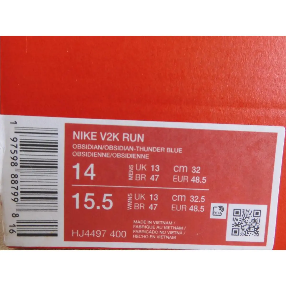 Nike shoes - Nike V2K Run - Run - HJ4497-400 - Blue (UPC: 197598887998) 3