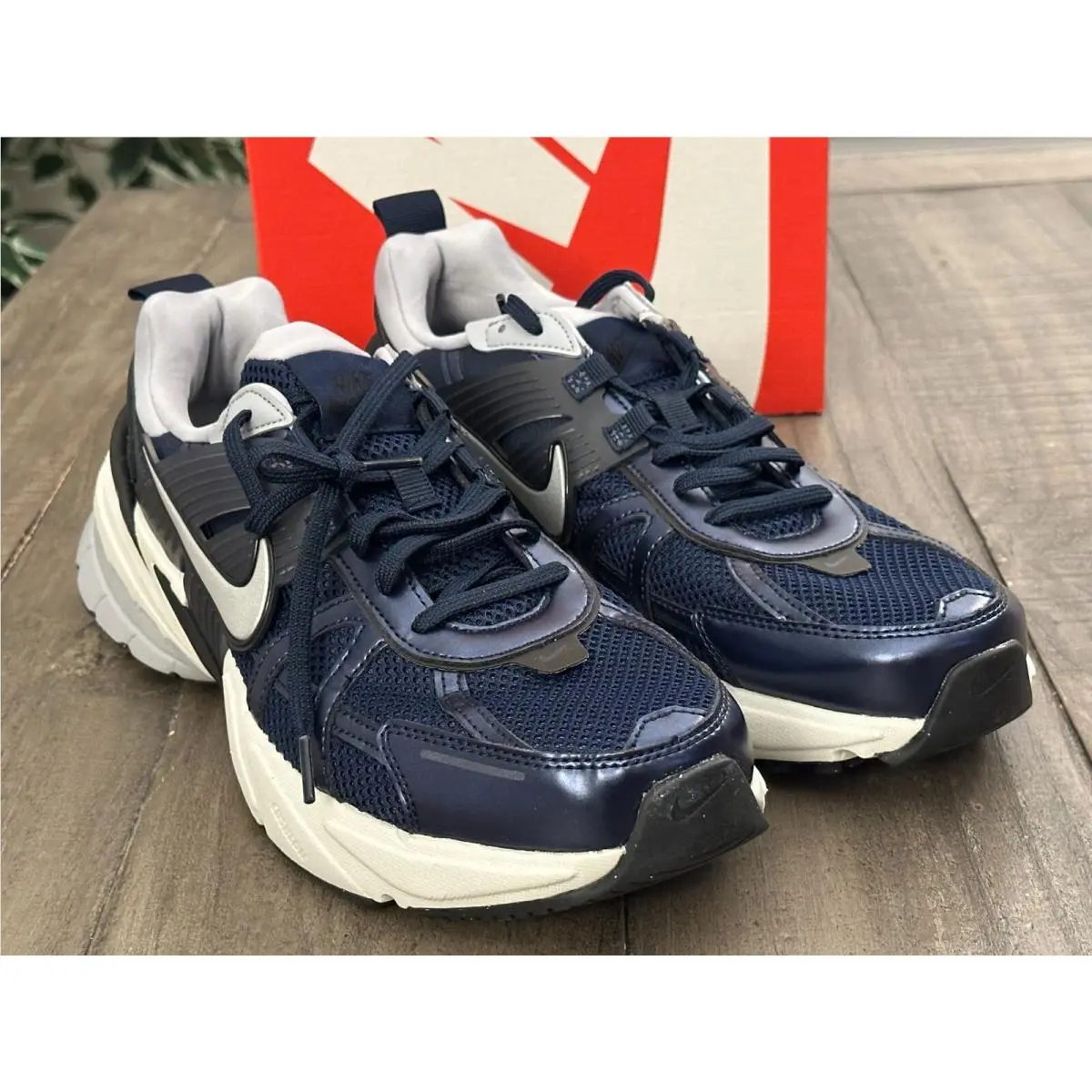 Nike shoes - Nike V2K Run - Run - HJ4497-400 - Obsidian/Thunder Blue (UPC: 197598888223) 9