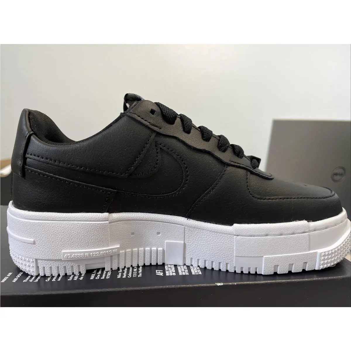 Nike shoes - Nike Air Force 1 Pixel - CK6649-001 - Black White Black 1