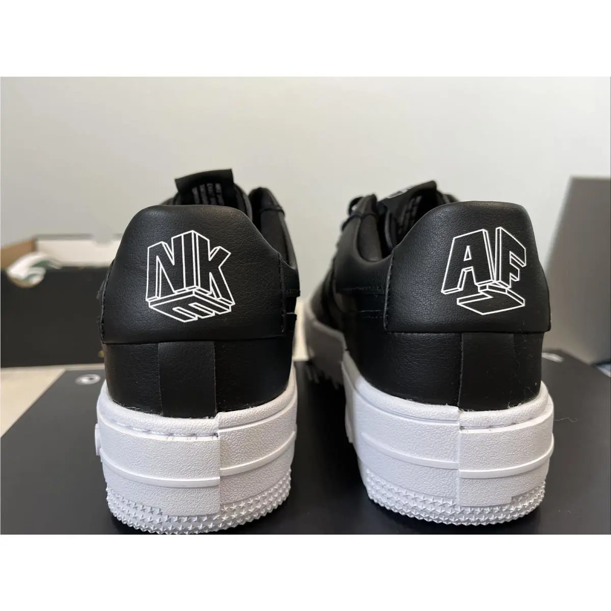 Nike shoes - Nike Air Force 1 Pixel - CK6649-001 - Black White Black 7
