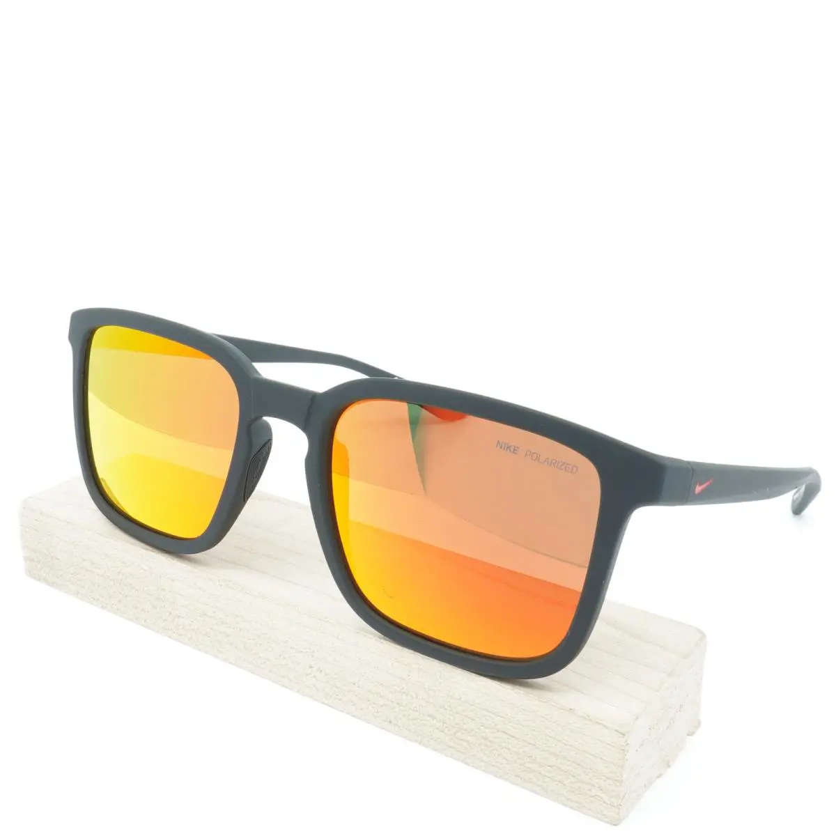 CW4658-012 Mens Nike Circuit P Polarized Sunglasses - Frame: Black/Red