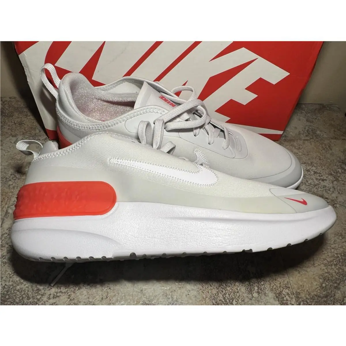 Nike shoes - Nike Amixa - Amixa - CD5403 001 - Photon Dust / White - Track Red 8