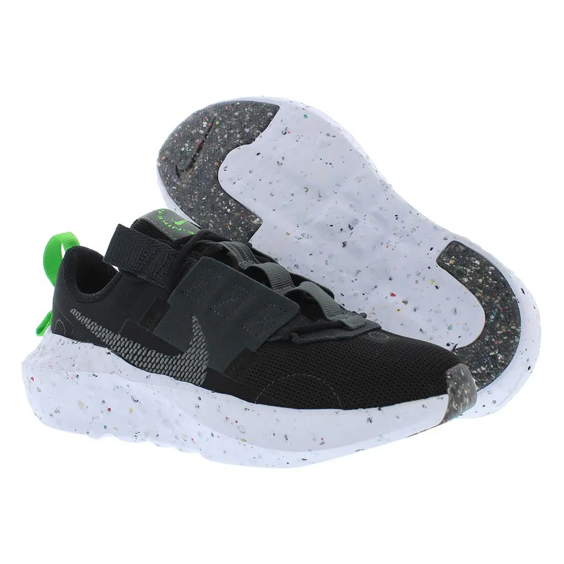 Nike Crater Impact Womens Shoes Size 7.5 Black Grey CW2386-001 Sneakers - Black
