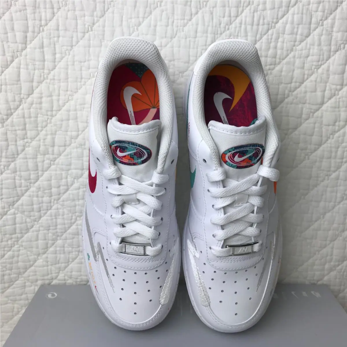 Nike shoes - Nike Air Force 1 07 LX - FD4622-131 - white/washed teal-white 8