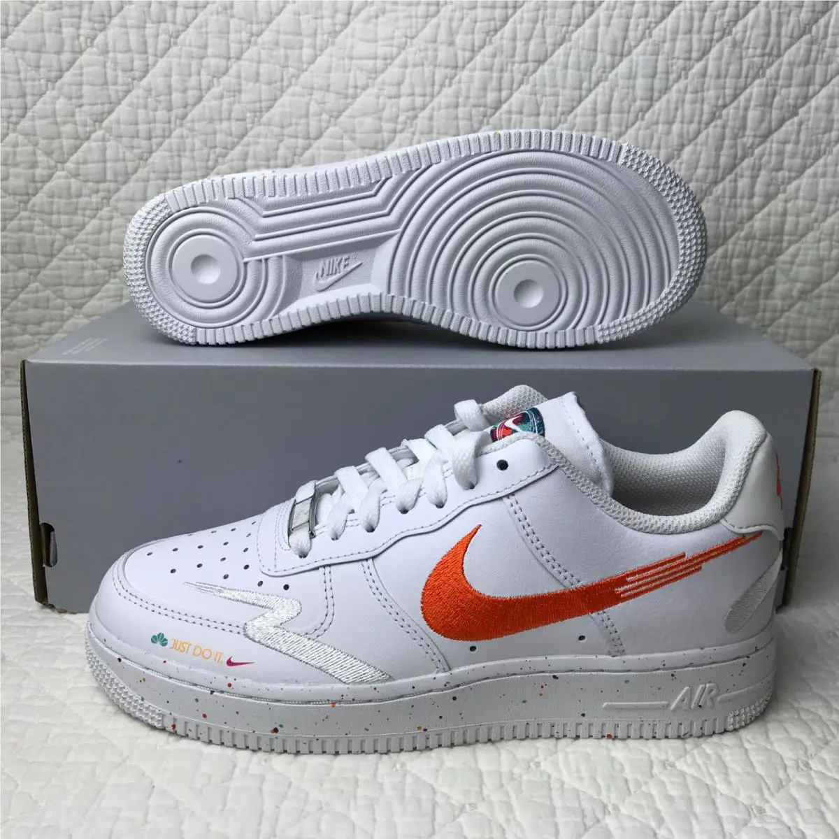 Nike shoes - Nike Air Force 1 07 LX - FD4622-131 - white/washed teal-white 2