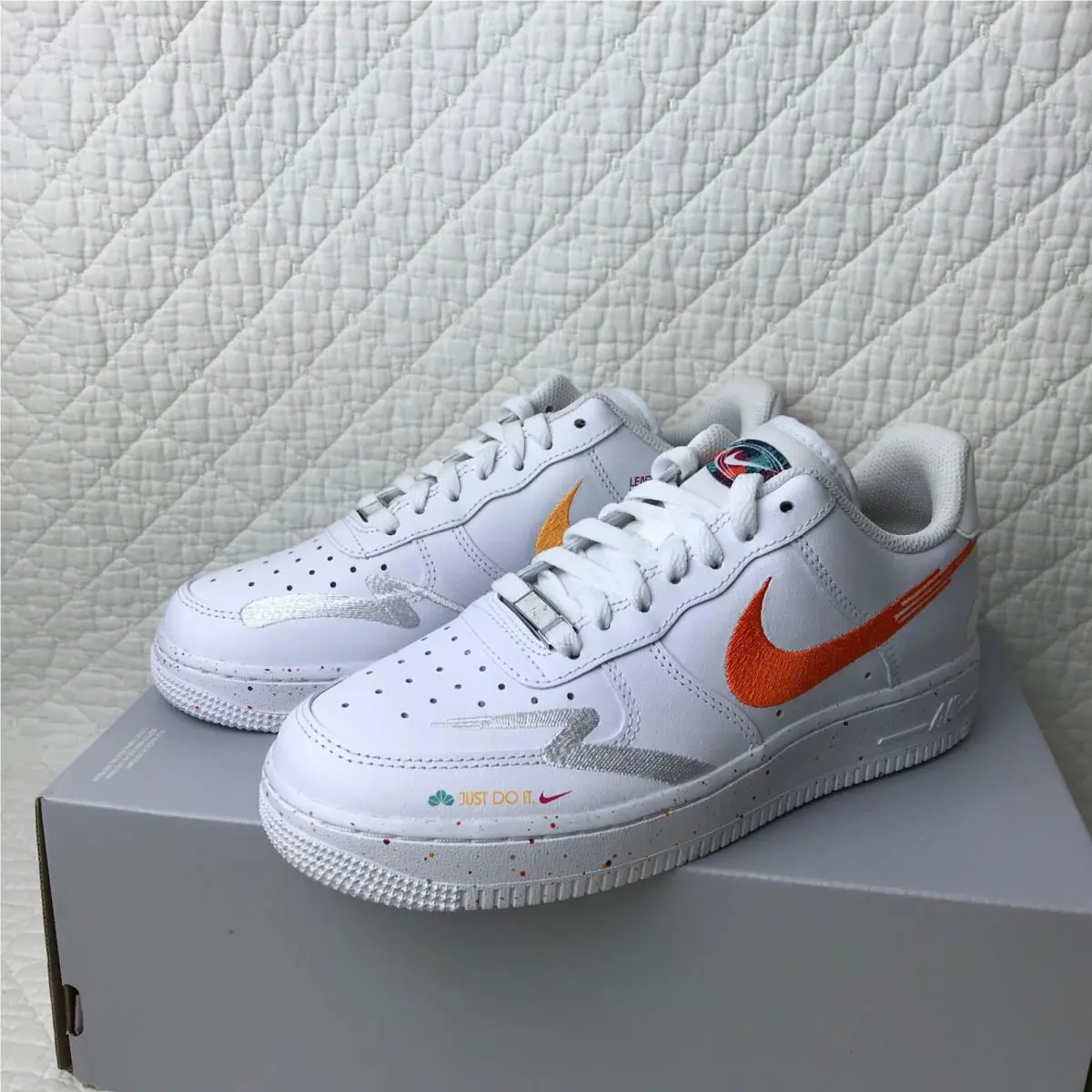 Nike shoes - Nike Air Force 1 07 LX - FD4622-131 - white/washed teal-white 5
