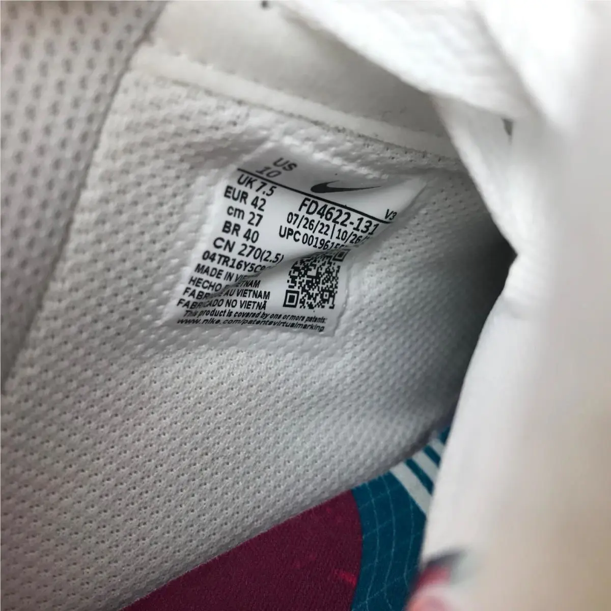 Nike shoes - Nike Air Force 1 07 LX - FD4622-131 - white/washed teal-white 10